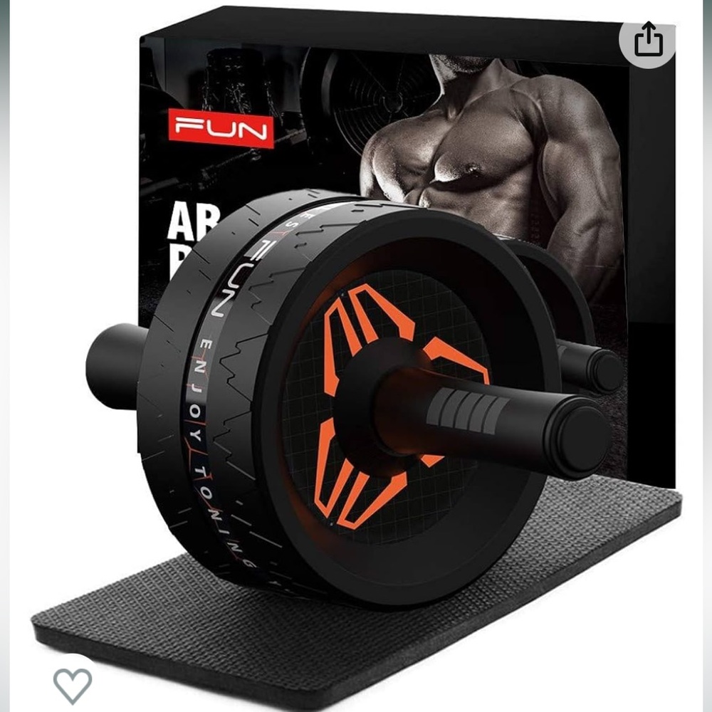 NIB RHYTHM FUN super wide ab wheel roller Home Gym equipment